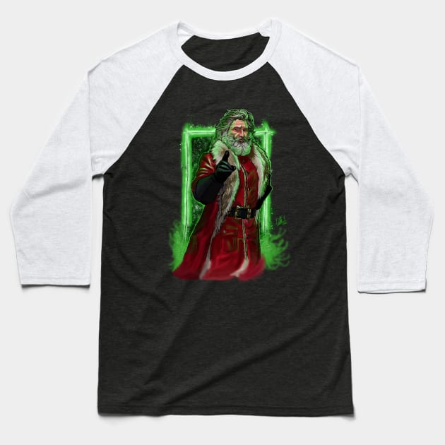 Santa Claus is Back In Town! Baseball T-Shirt by ClaytoniumStudios94